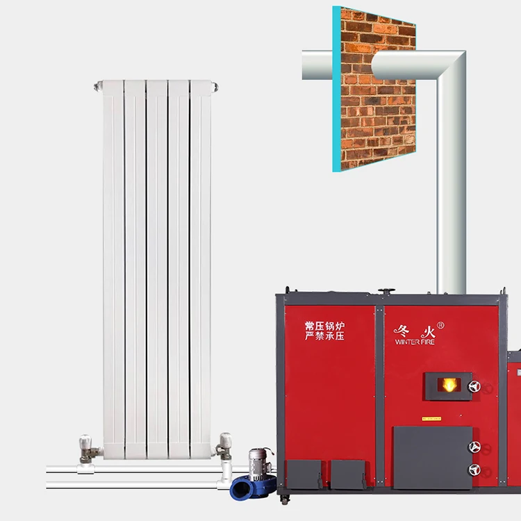 High thermal efficiency 208kW pellet boiler hydro pellet stove 208kW pellet boiler central heating hydro for workshop
