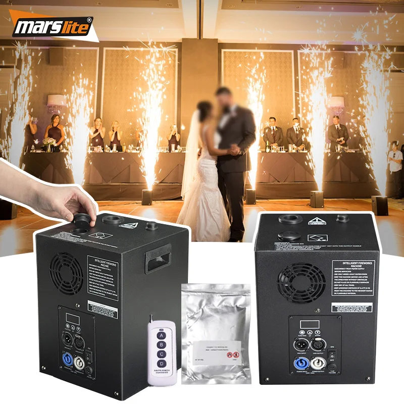 Аппарат для холодной свечи с дистанционным управлением, Спарклер, холодный фонтан 600 Вт, машина для холодной фейерверки сцены для свадебной вечеринки (62370766299)