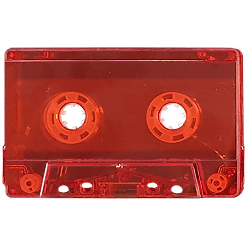 Clear blank Transparent Cassette tapes Customized Service