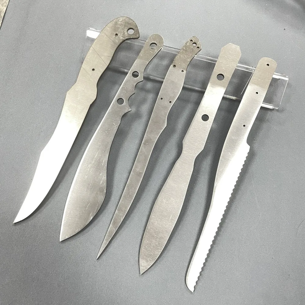 High-end industrial knife blades and DIY  chef knife blank Factory CNC cutting 440C D2 VG-10 steel blades for knife makers