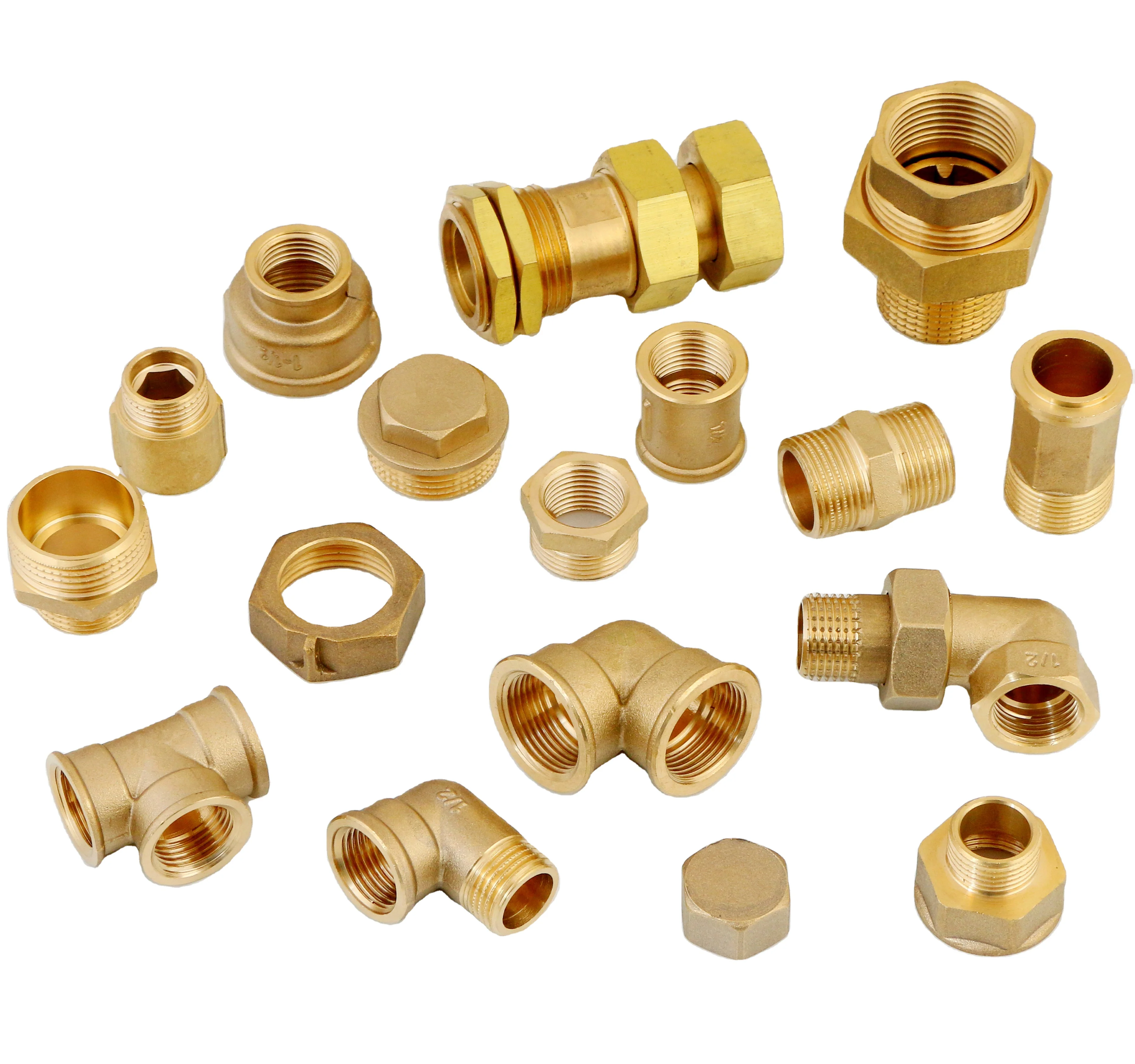 brass thread plumbing angle union o ring sealed connector for pex pipe fittings with screw
