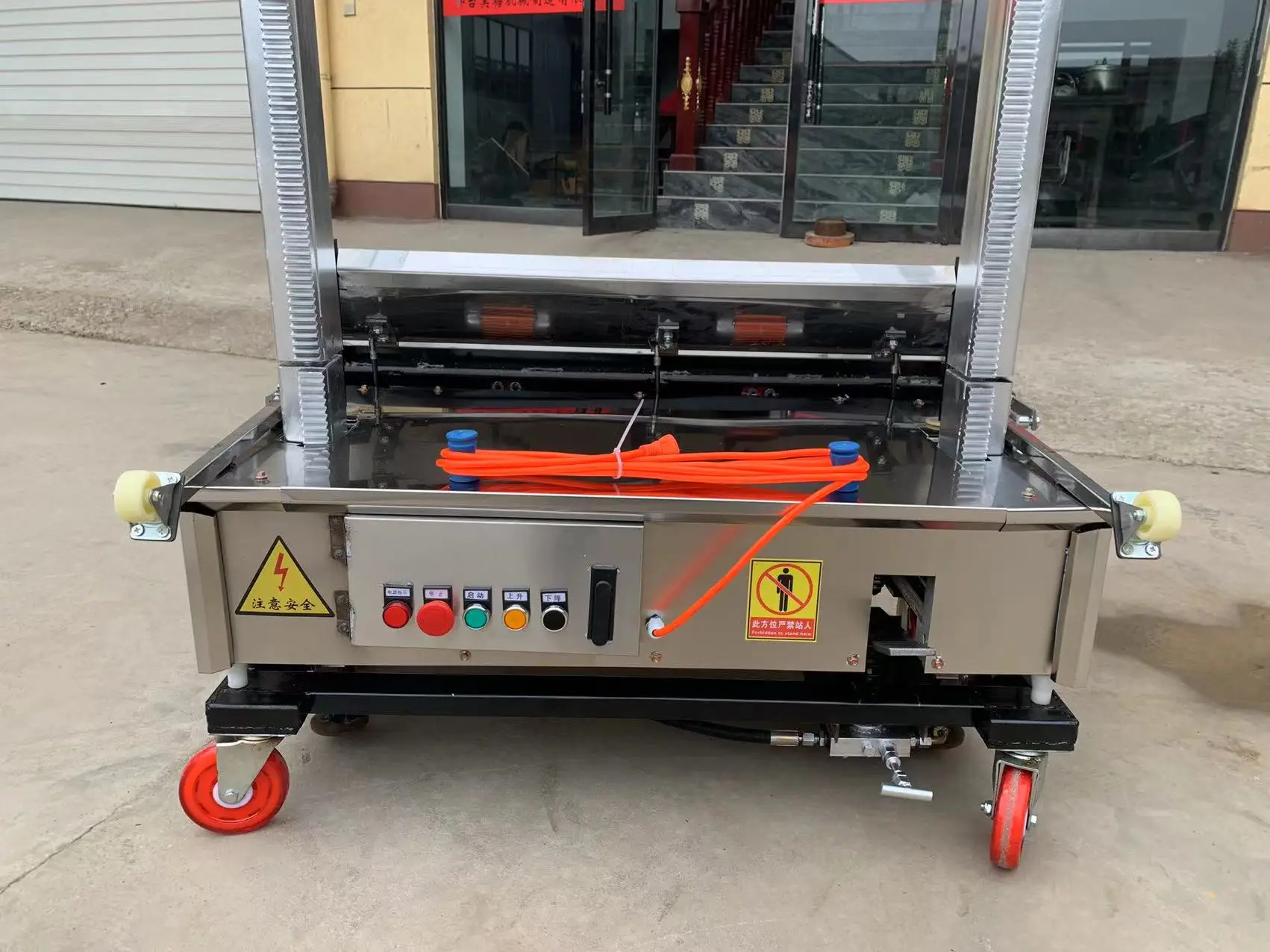 New Type Factory Cheap Price Automatic Wall Plastering Machine/Render Machine/Auto Rendering Machinery