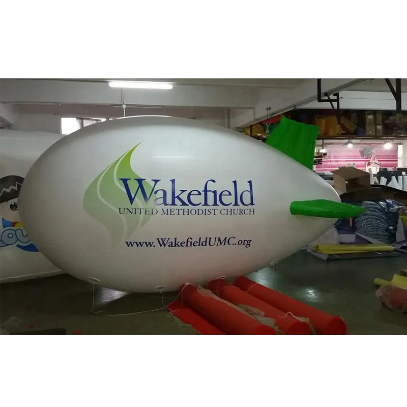 BOYI Sphere advertising helium zeppelin, huge inflatable helium blimp balloons