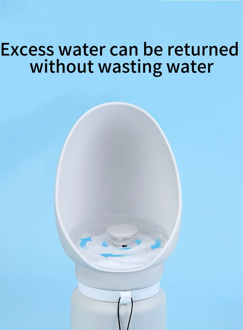 New Portable Foldable Silicone Dog Travel Water Bottle PC Material Pet Bowls for Cats for Food and Water Wholesale