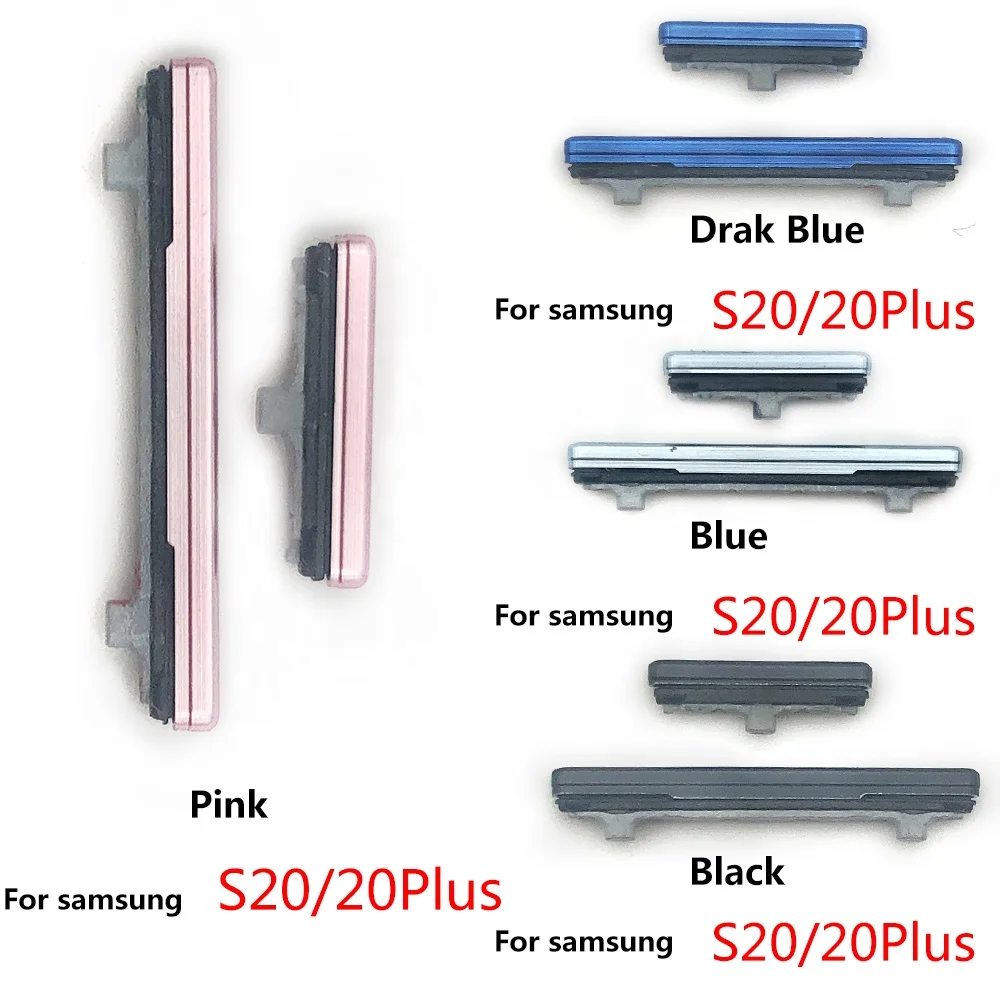 
Mobile Phone Side Volume Button + Power On / Off Button Key Replacement Part For Samsung Galaxy S20 / S20 Plus / S20 Ultra 