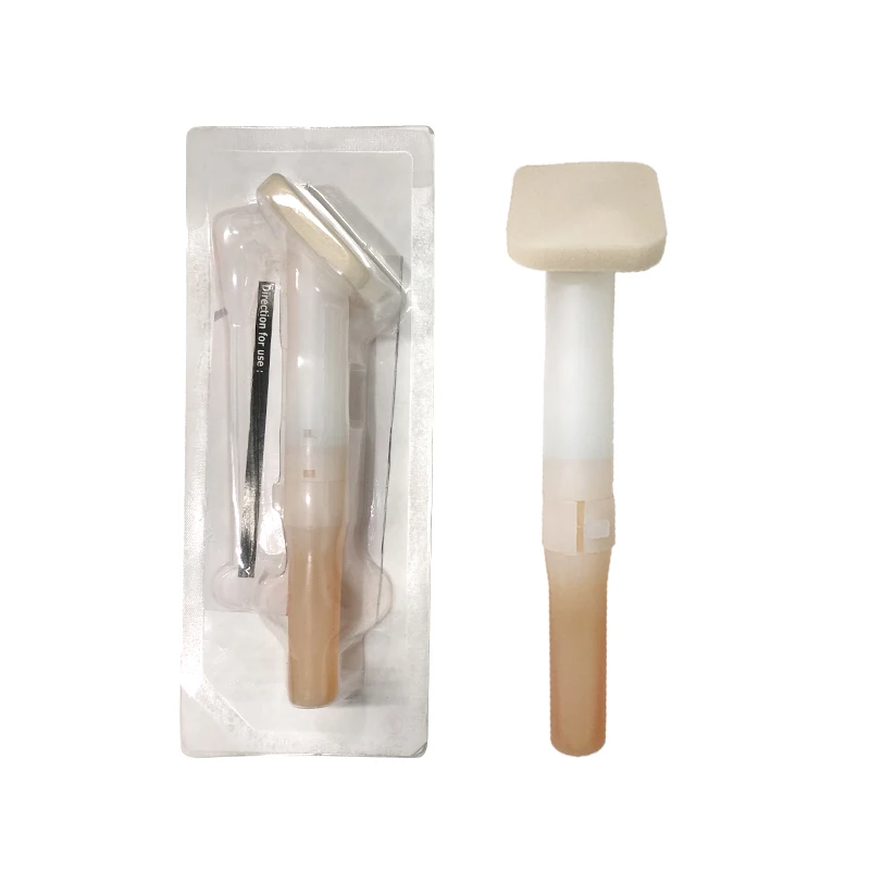 
Hospital 10.5ml orange tinted solution high efficiency infection prevention foam head chloraprep alcohol chg swab applicator 