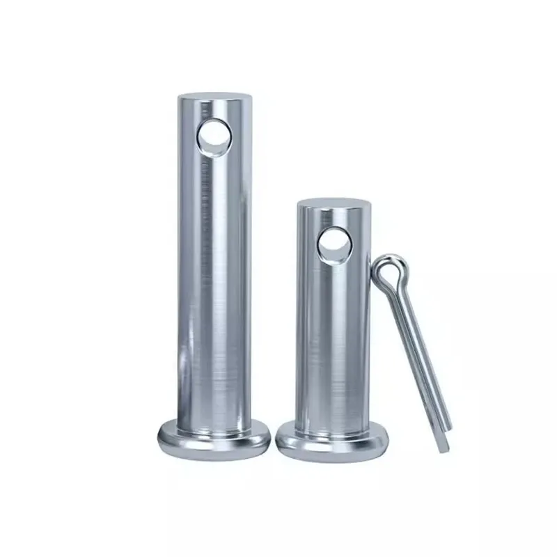 Clevis pins with Head GB882 carbon steel grade 4.8/8.8/10.9 zinc plated yellow zinc black customizable