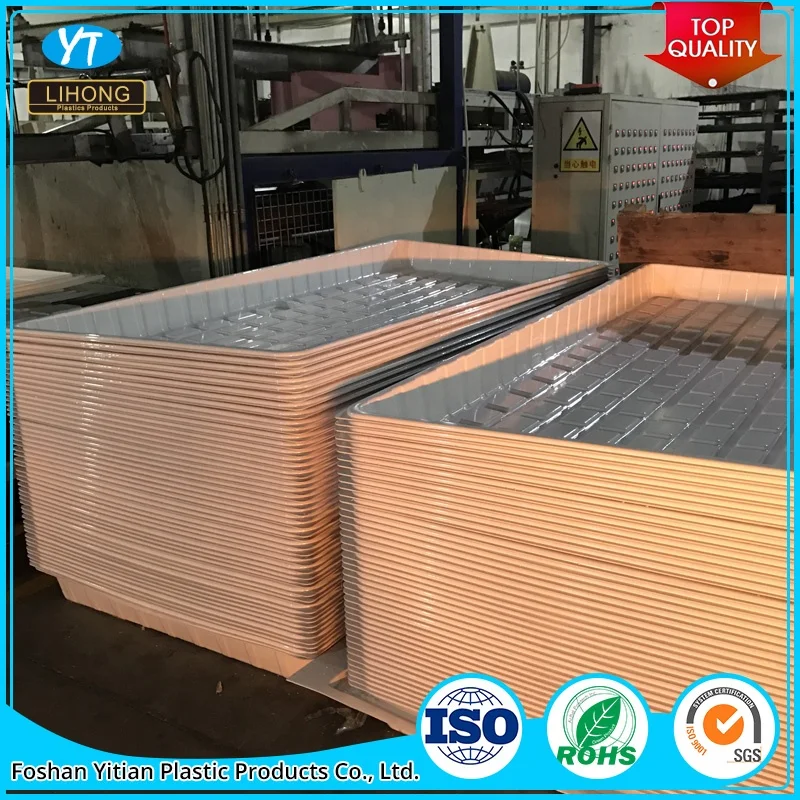 hydroponic EBB And Flow Tray  System Agriculture Nursery Planting Flood Table ABS rolling Bench Tray
