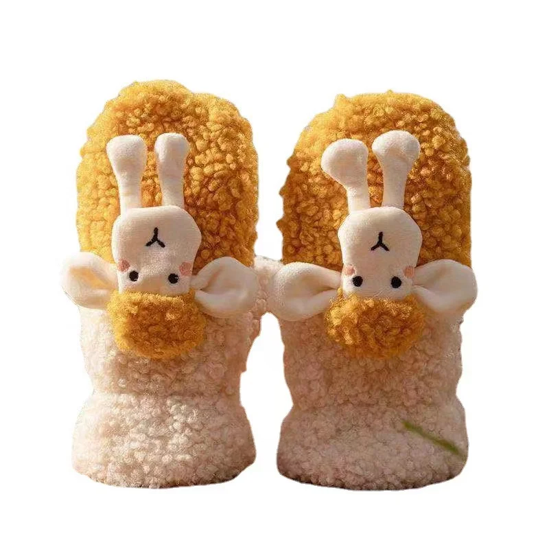 Женские кашемировые вязаные варежки высококачественные зимние женские шерстяные утепленные плюшевые модные теплые перчатки с закрытыми пальцами