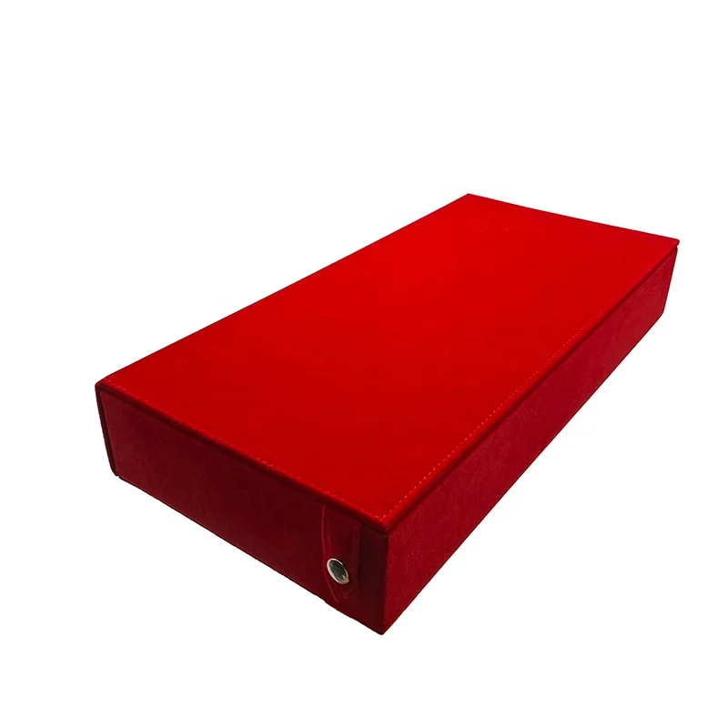 Custom Luxury Ladies Sunglass Storage Box 8PCS Sunglasses Fabric Case Velvet Sunglasses Tray