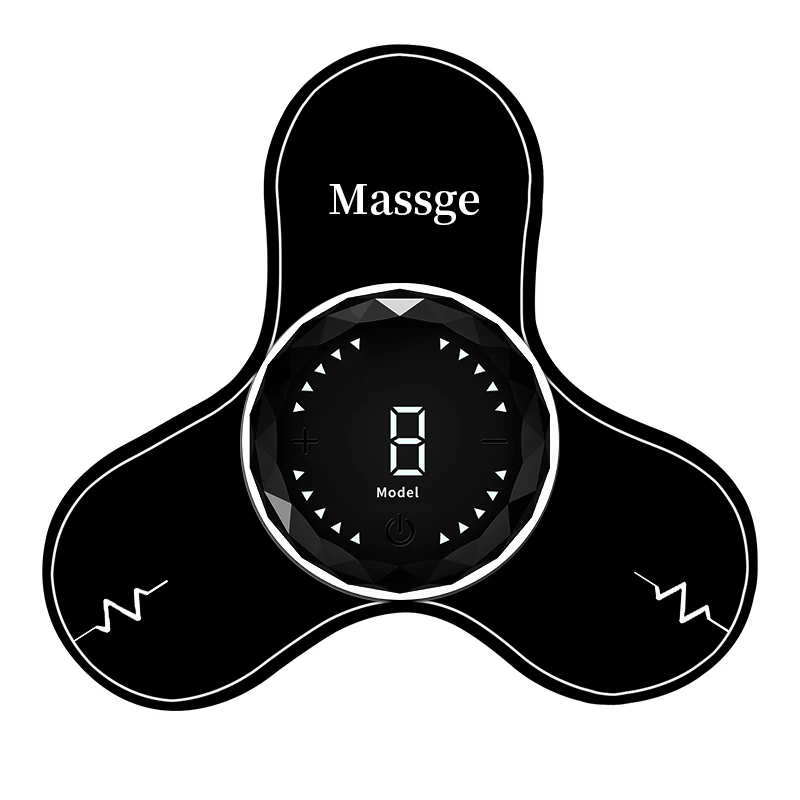 Touch Screen Host Wireless Mini Electric Massager Patches Tens Ems Muscle Stimulation Cervical Neck Massager