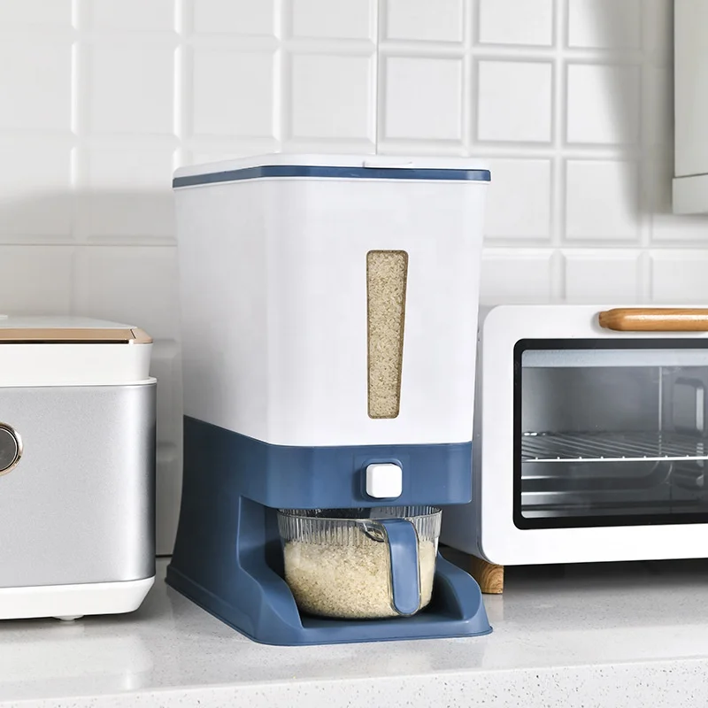 Hot Sale New Rice Dispenser storage box container Cereals and Grain Dry Food Storage Container for Organizing Home Kitchen