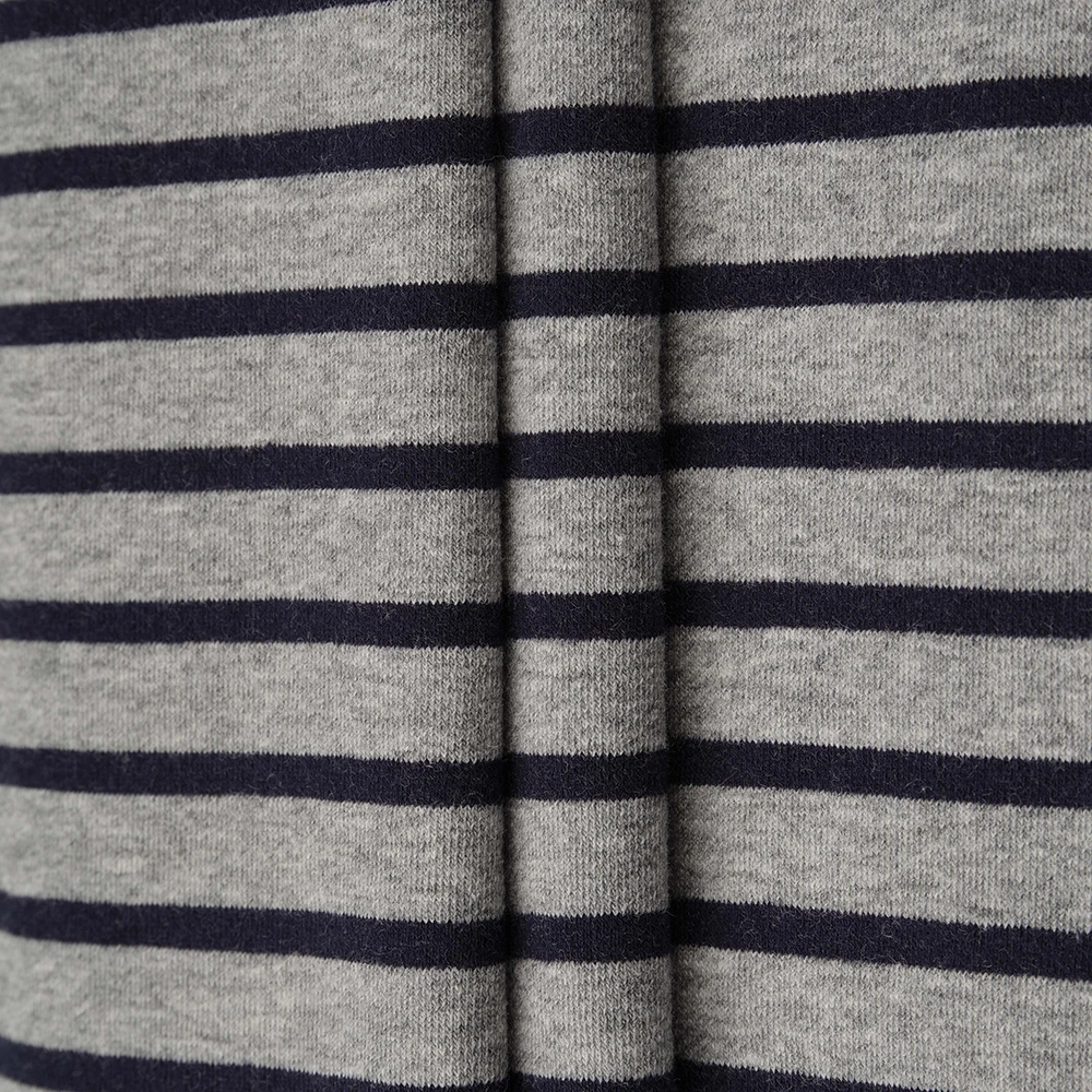 
Melange Cotton Spandex French Terry Fabric Knitted Polar Fleece Fabric 