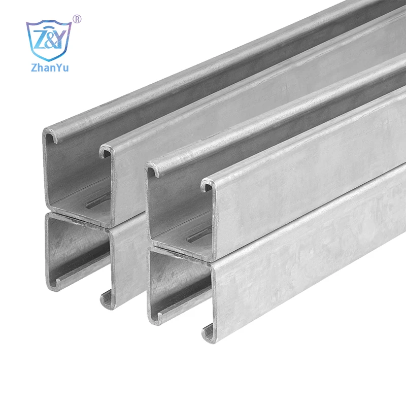 Back to Back Strut Channel strut c channel HDG galvanized steel channel unistrut Unicanal canal de puntal