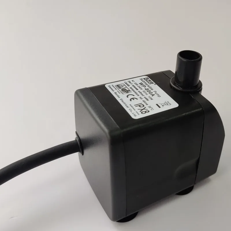 GS Сертифицированный 3 м кабель Длина 210GPH/800L/H расход воды высокого давления фонтан насос для аквариума аквариумный водяной