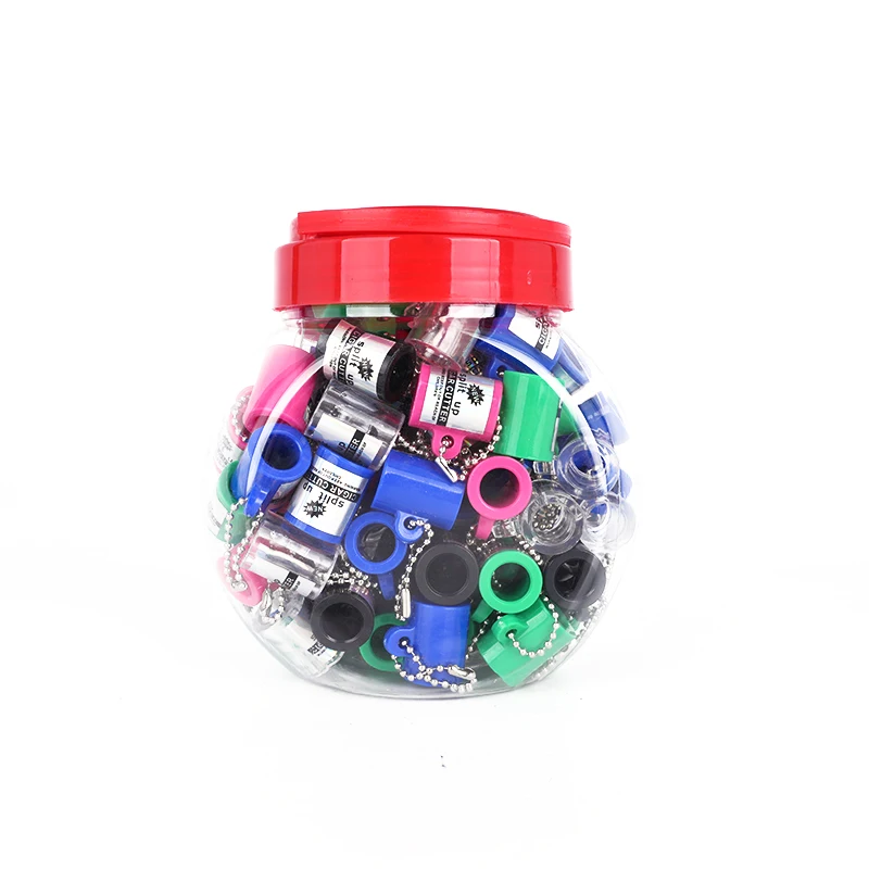 Gunter Wholesale Cheap Price Cigar Cutter Factory Direct Custom Logo Plastic Cylinder Round Shape Cigar Cut Smoking Accessories