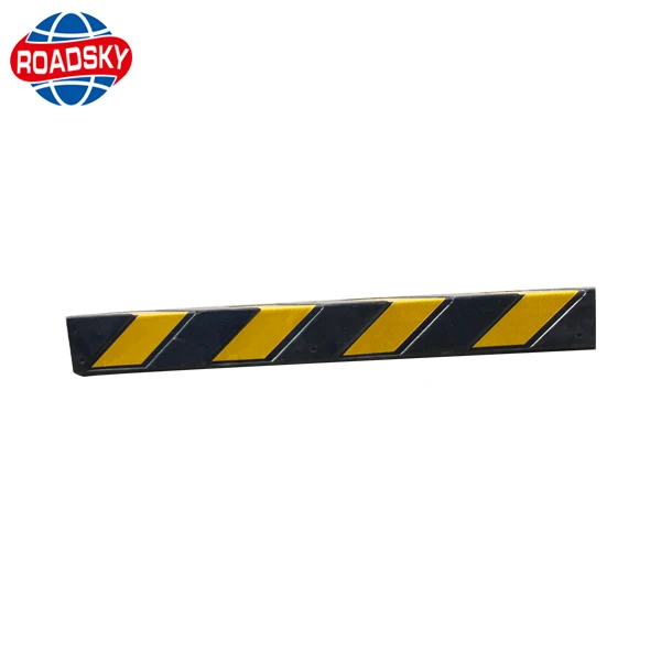 Roadsky Car Parking Lot Rubber Bumper Wall Edge Corner Guard Protector