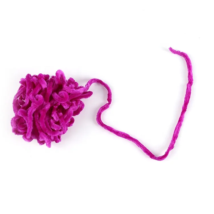 High Quality Puffy Yarn Loop Yarn Hand Knitting Fancy Yarn Manufacturers