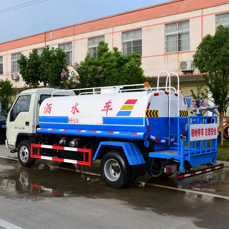 Futian 5 cubic meters/5000 liters landscape water tank sprinkler garden greening watering truck