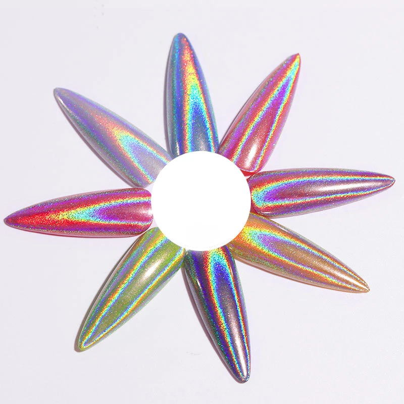 Топ-класс для ногтей и автомобиля голографический порошок Радужный хромовый