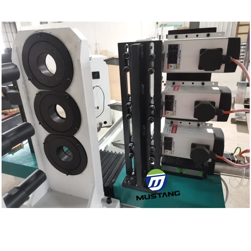 MT1516 Mustang Triple Axis Automatic Wood Lathe Machine Woodworking Machine Baseball Bat Cnc Wood Turning Lathe