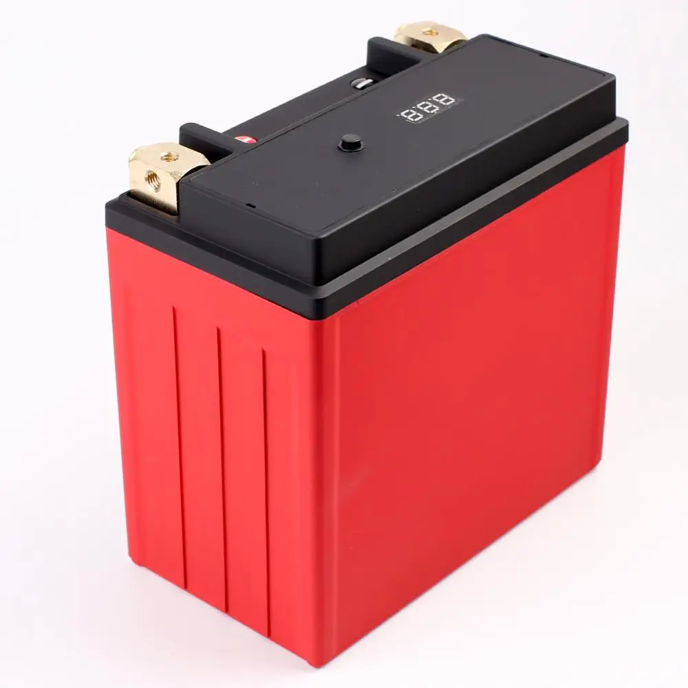 Factory Direct Sale Lightweight High Quality 12V Lithium Iron Motorcycle Battery