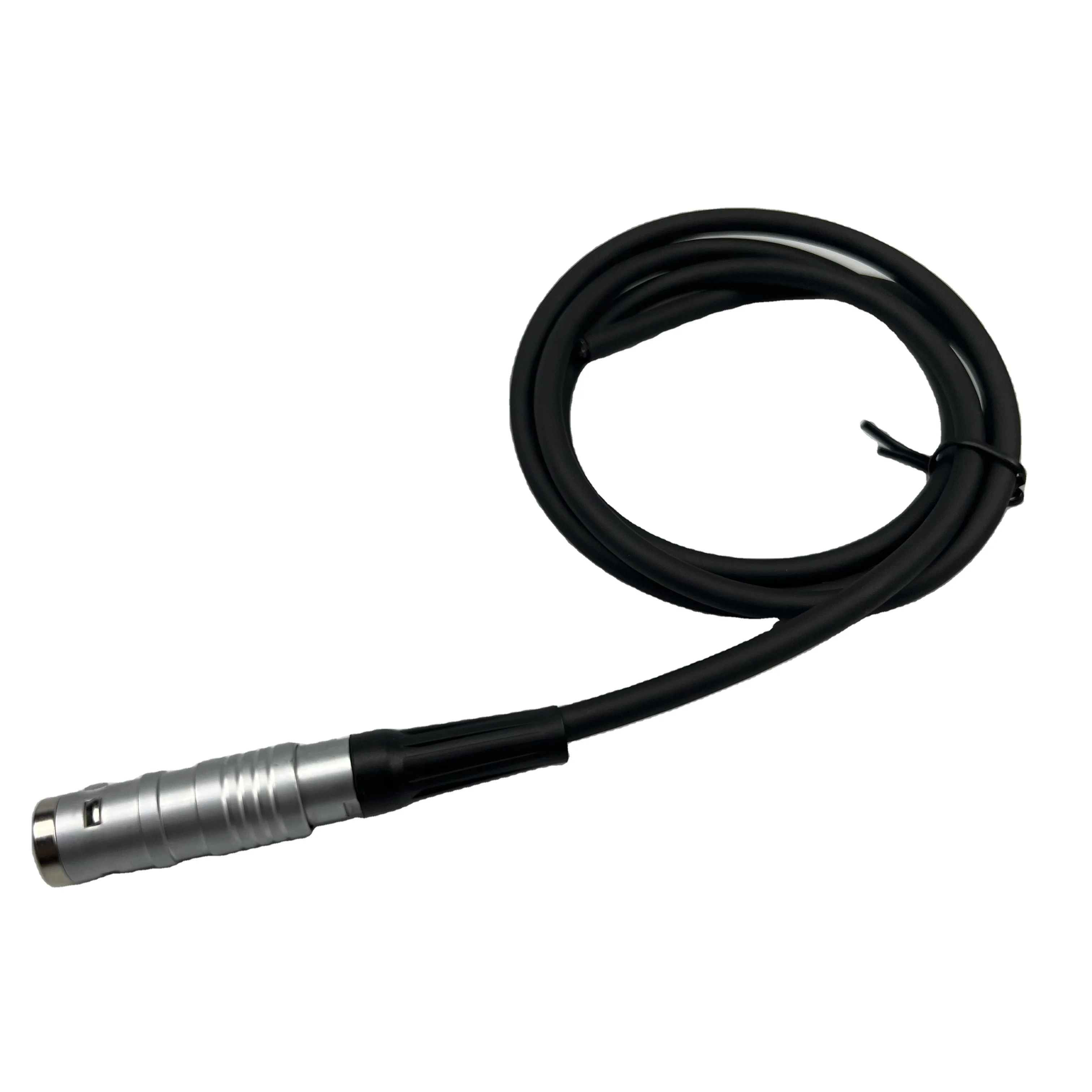 Full range of metal circular plug, 1M black PVC shielded cable, 360 degree EMC push-pull connector