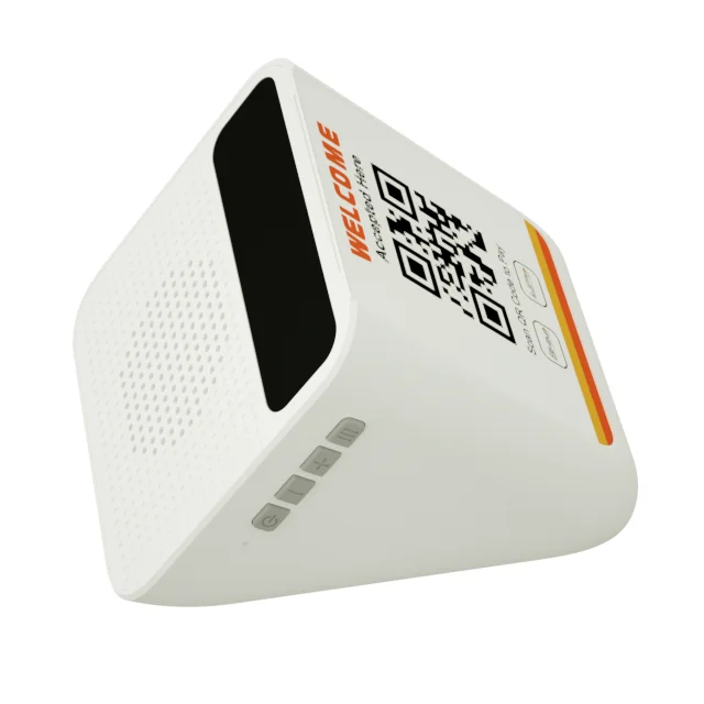 ES12 Nfc оплата рабочего стола динамический Qr-код ЖК-дисплей Soundbox оплаты