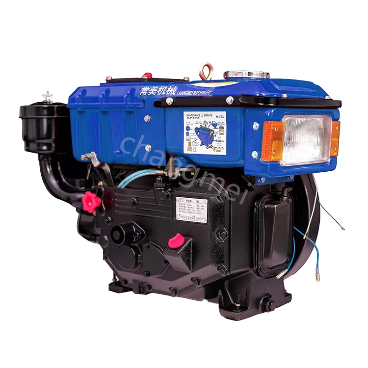 R180 R190 Single Cylinder Diesel Engine 8hp 10hp Water Cooled Electric Start Tractors Diesel Engine