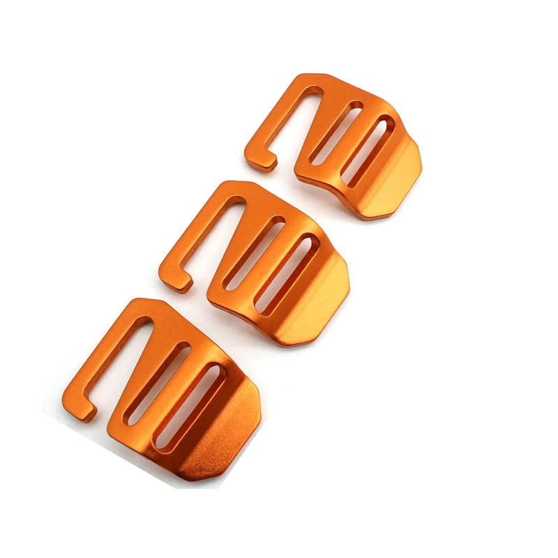 Customized Logo 25mm Backpack Accessories Durable Thickening Type  G Hook Aluminum Buckle