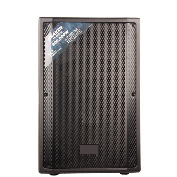 2-way pro audio equipment plastic active speaker bluetooth mp3 echo two fans 15inch amplifier speaker