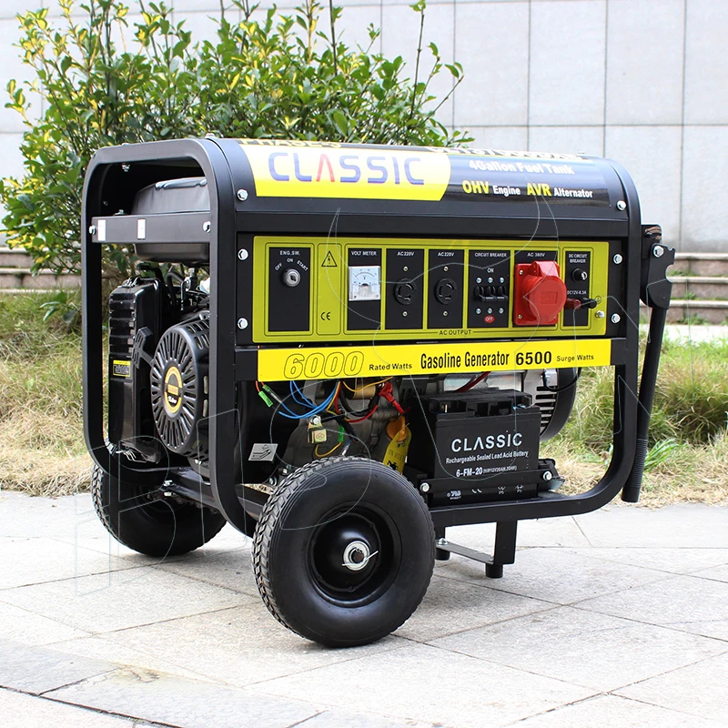 BISON CHINA Gasolines Generator 15Hp Prices Air Cooled Generator 8500 Iso9001 15Hp