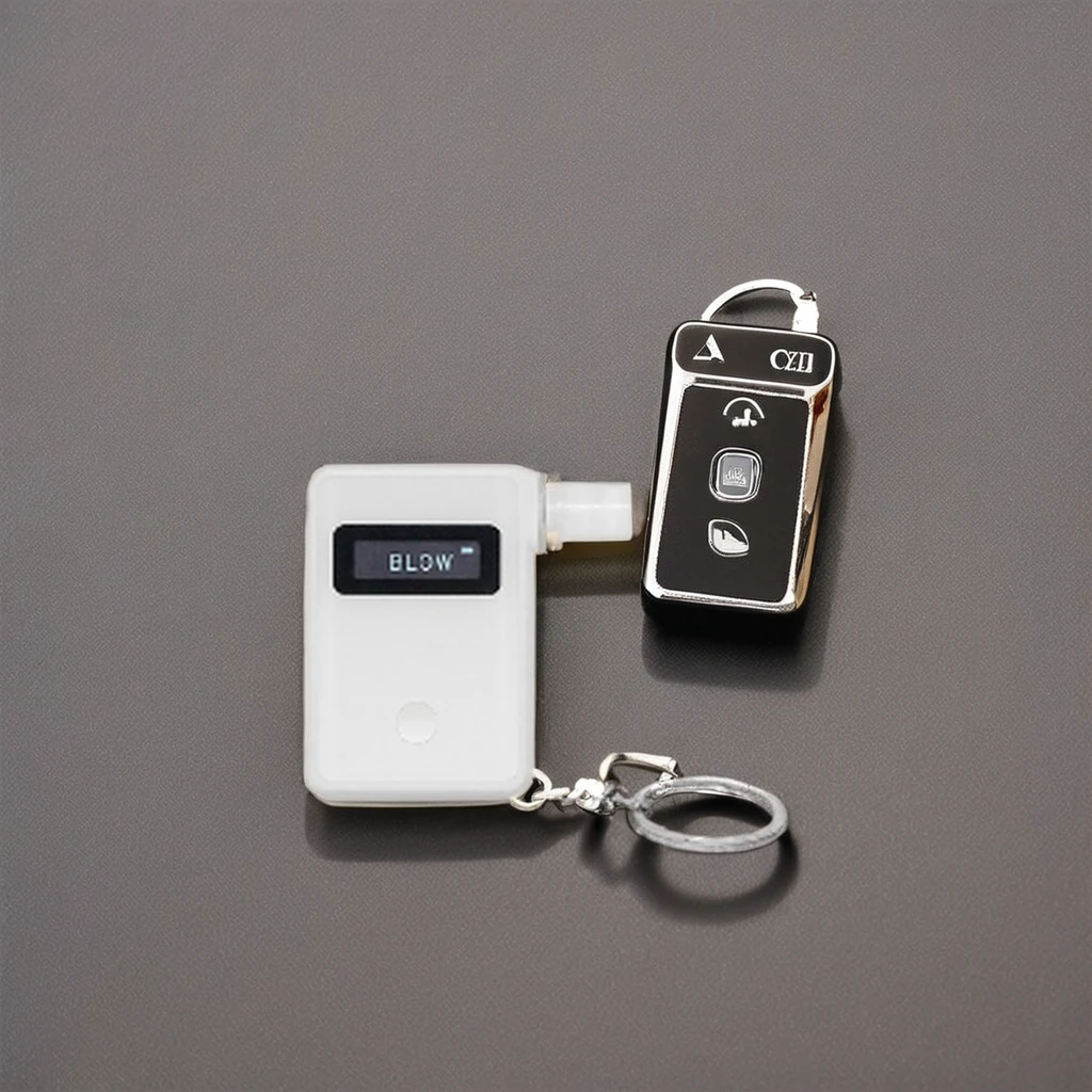 AT800 Smartphone Breathalyzer Professional Fuel Cell Sensor Alcohol Tester with RoHS Certification
