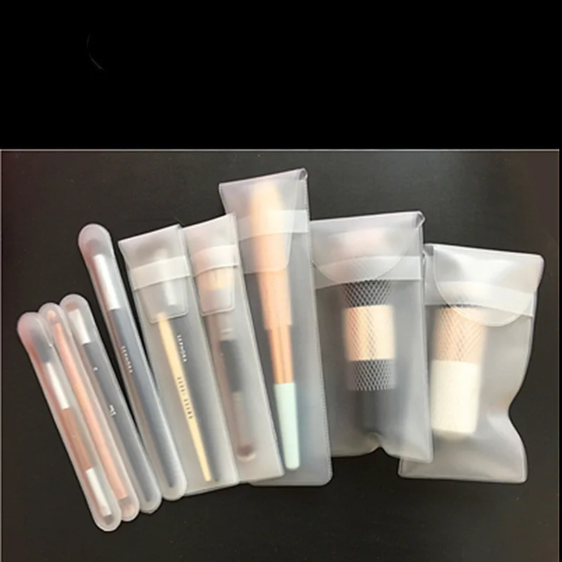 wholesale custom logo private label high quality portable EVA storage bag makeup brush packing bags for make up brushes
