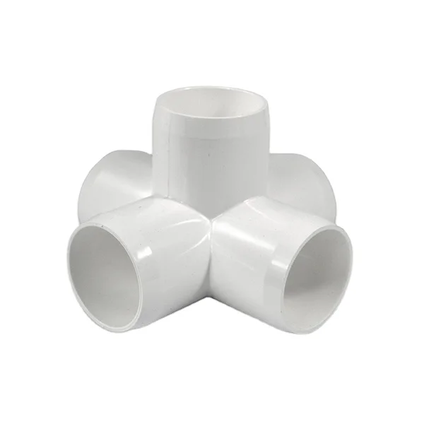 
china home 5 way pipe fitting pvc furniture pipe 