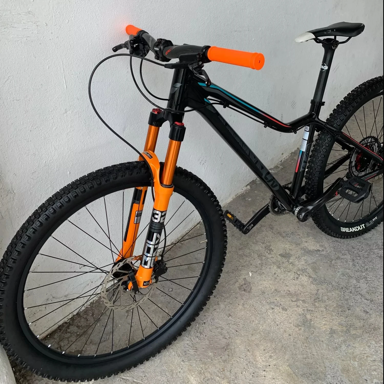 Велосипедная вилка BOLANY Solo Air Orange MTB передняя подвеска прямая/коническая RL/LO 26/27 5/29 дюймов из магниевого сплава быстросъемная