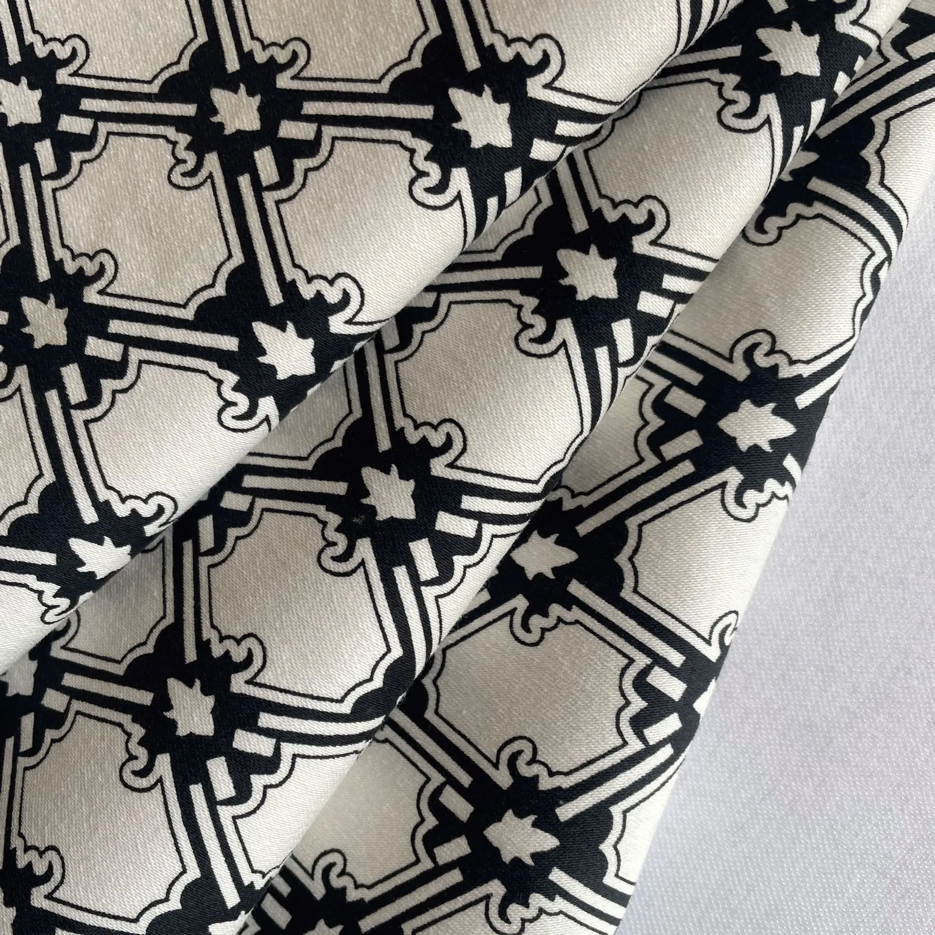 97% cotton 3% spandex satin weave fabric for fashionable cloth trousers sleepwear bed sheet