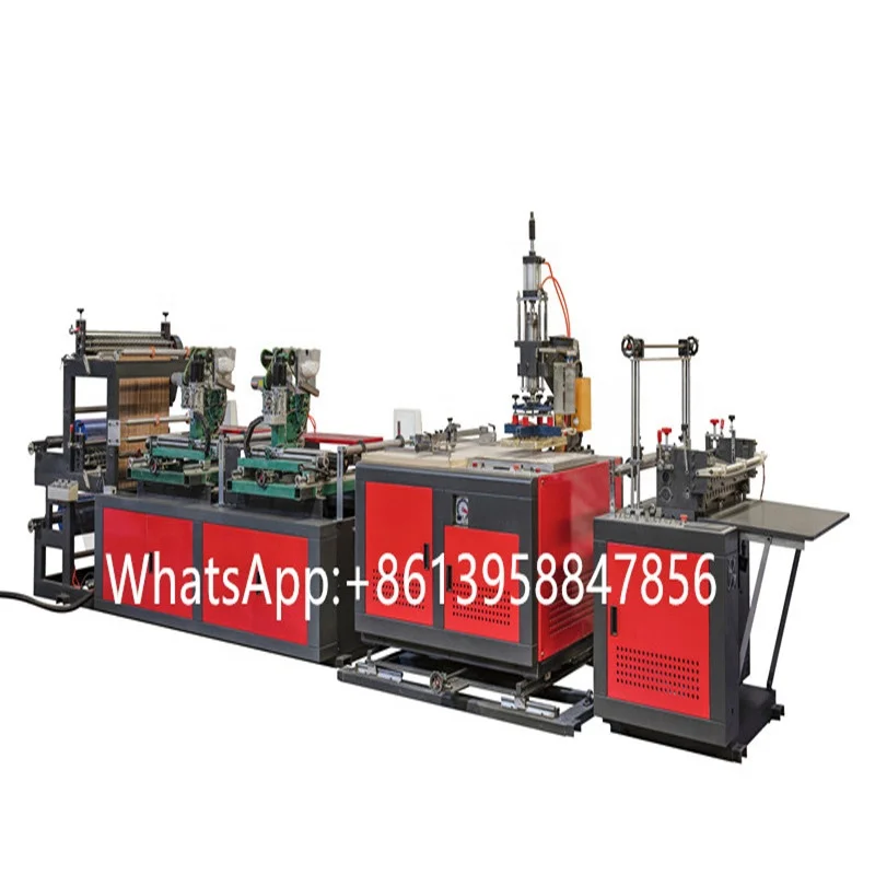 Automatic PVC Snap Button Bag Making Machine