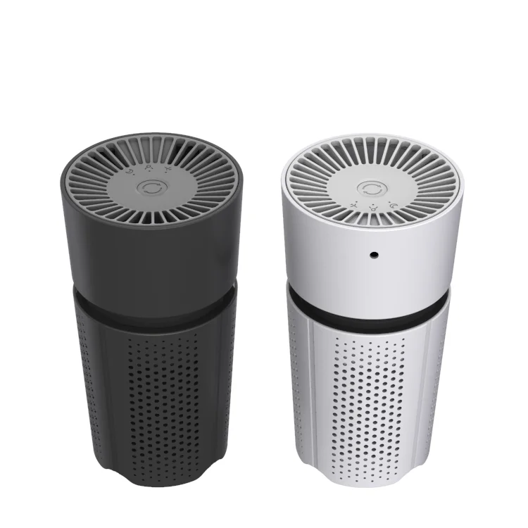 Factory Wholesale Car Air Purifier with HEPA Filter, with USB Supply Source,for Bedroom & Office