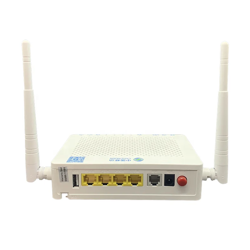 Used FTTH ONU Antena Modem ONT XPON ZTE ZXHN F663 Xpon 1GE+3FE+1POT+1USB