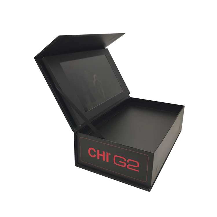 10.1 Inch Fashion Lcd Screen Video Ring Jewelry Gift Tv Brochure Packaging Box For Luxuries Promotion Advertising