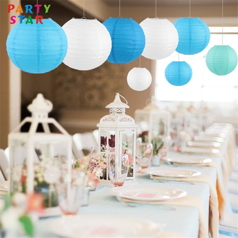 Wholesale Lantern Decorative Halloween Decoration Round Color Paper Lantern For Hanging