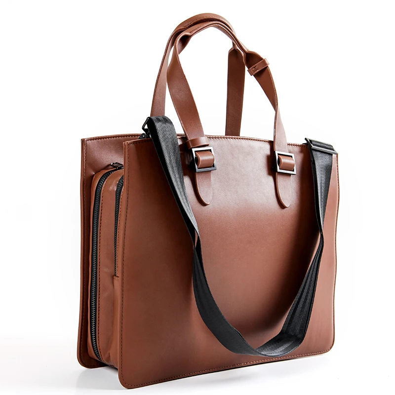 Роскошный мужской портфель на заказ сумка для ноутбука высокого качества из искусственной кожи брендовый деловой