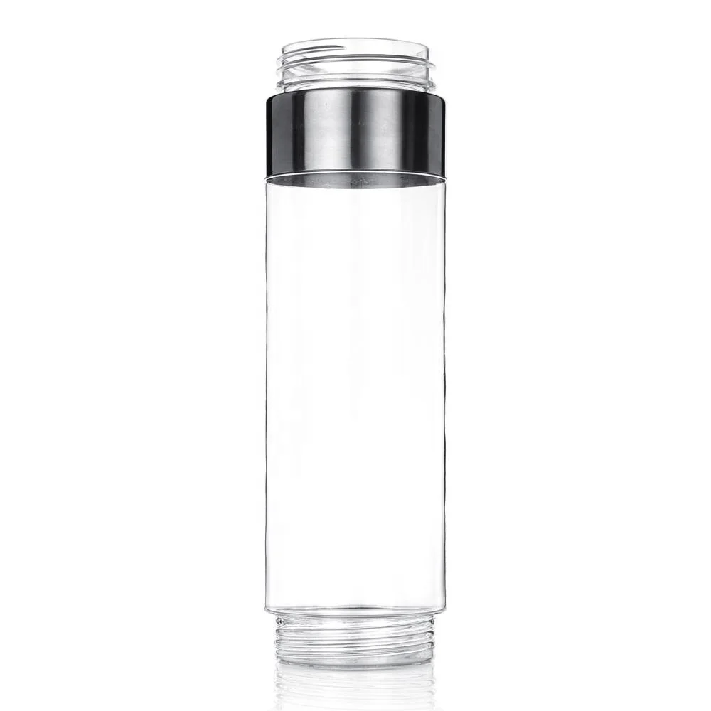 24oz/700ml Amazon hot sale custom logo bpa free  plastic tritan fruit infuser filter water drinking bottle with leakproof lid