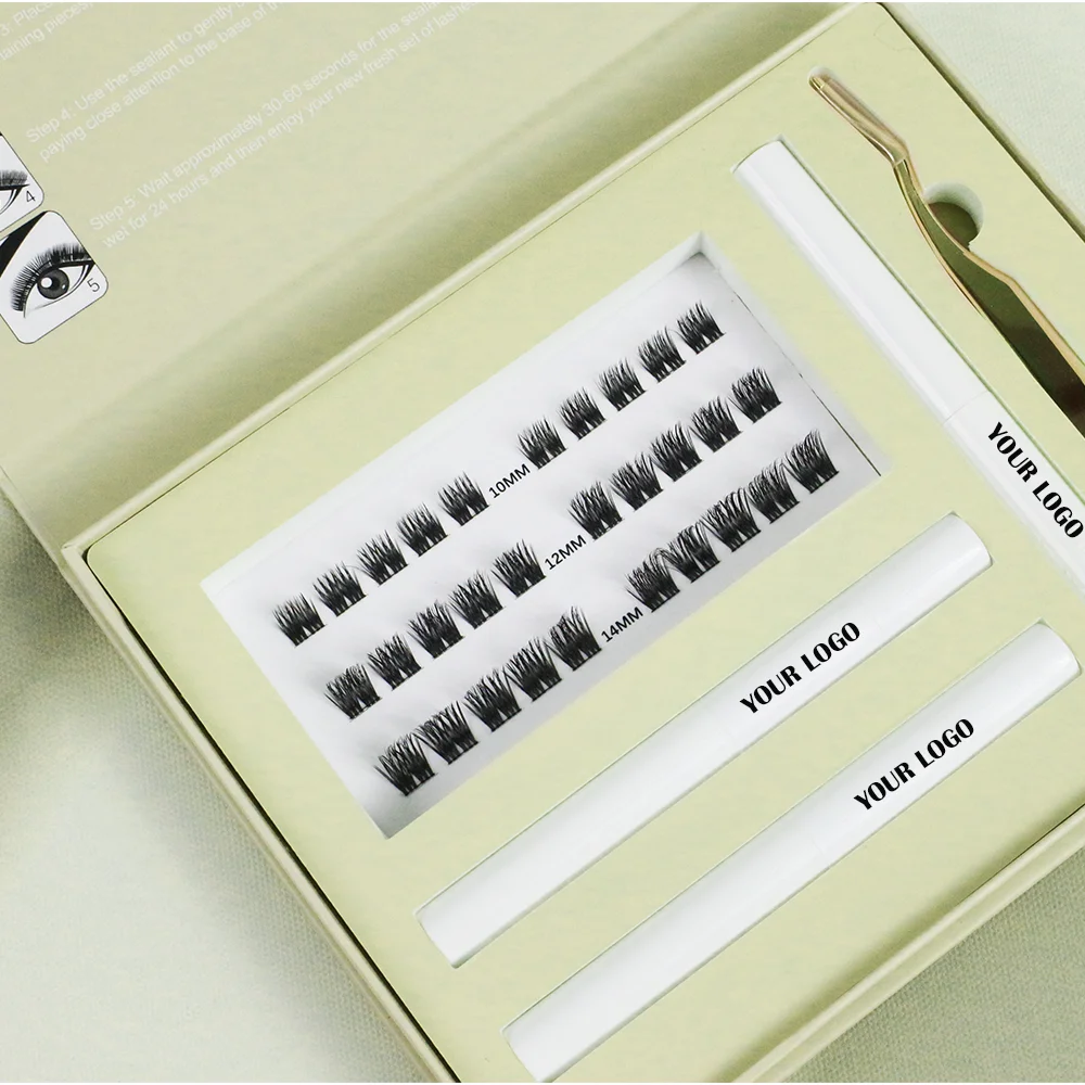 dd curl lash clusters equipment diy eyelash extensions tools kit 3d lash cluster luxury synthetic tweezers for diy lashes map