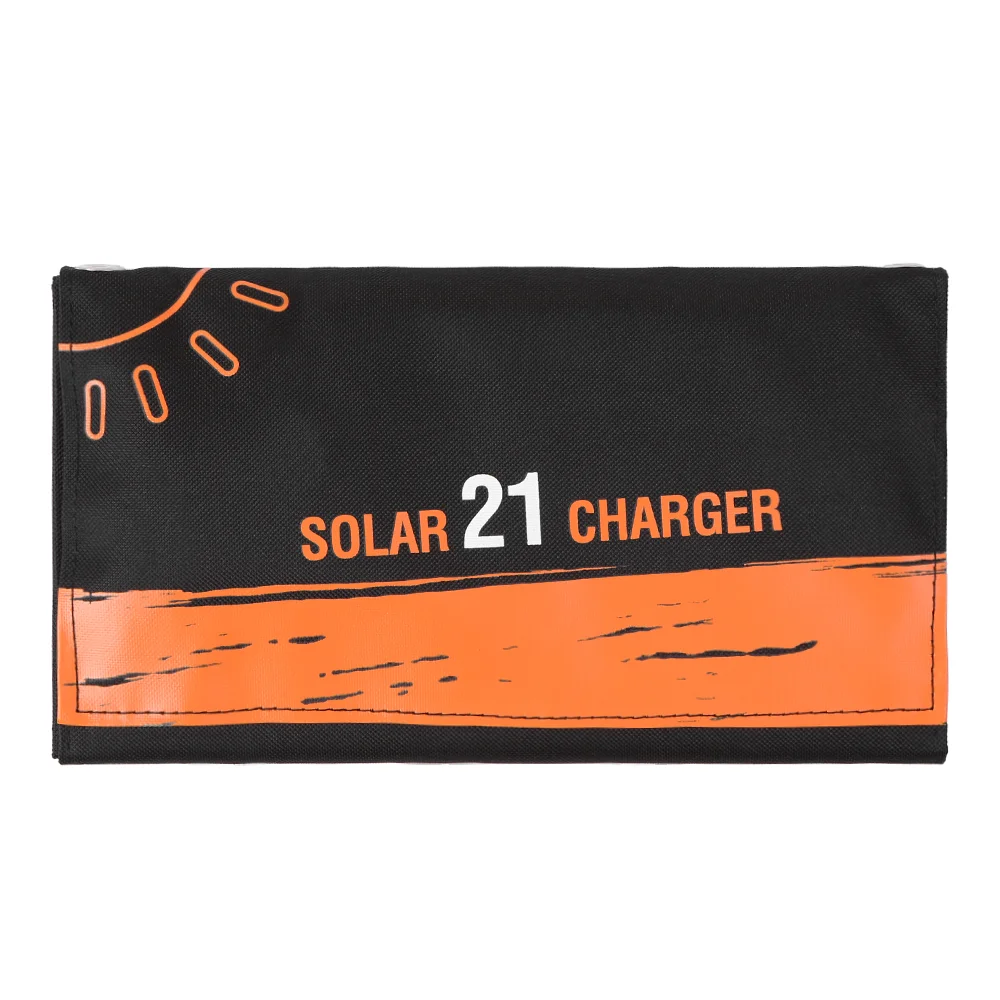 21W Foldable Waterproof Charge Dual USB Ports Solar Panel For Battery Cell Phone Chargers Portable Solar Charger controllers
