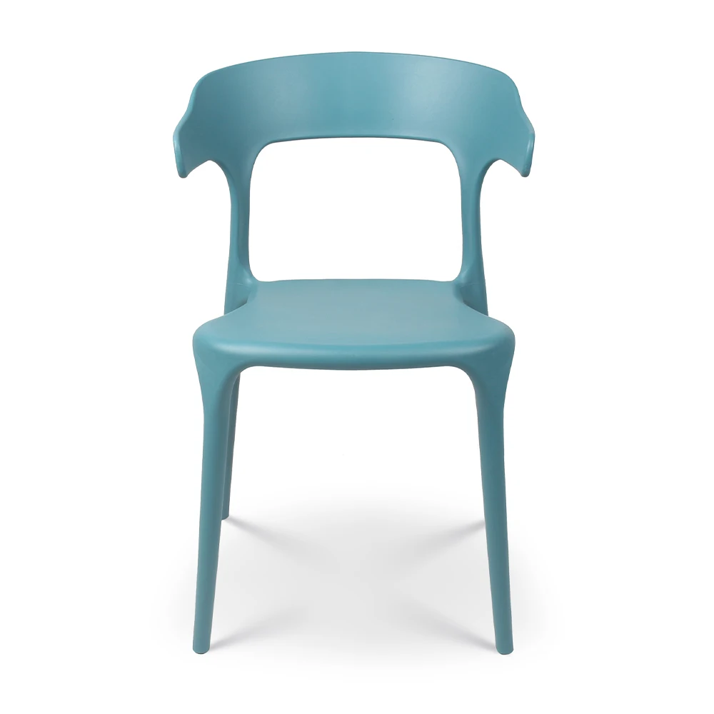 Factory cheap stackable plastic chair plastic outdoor dining chair