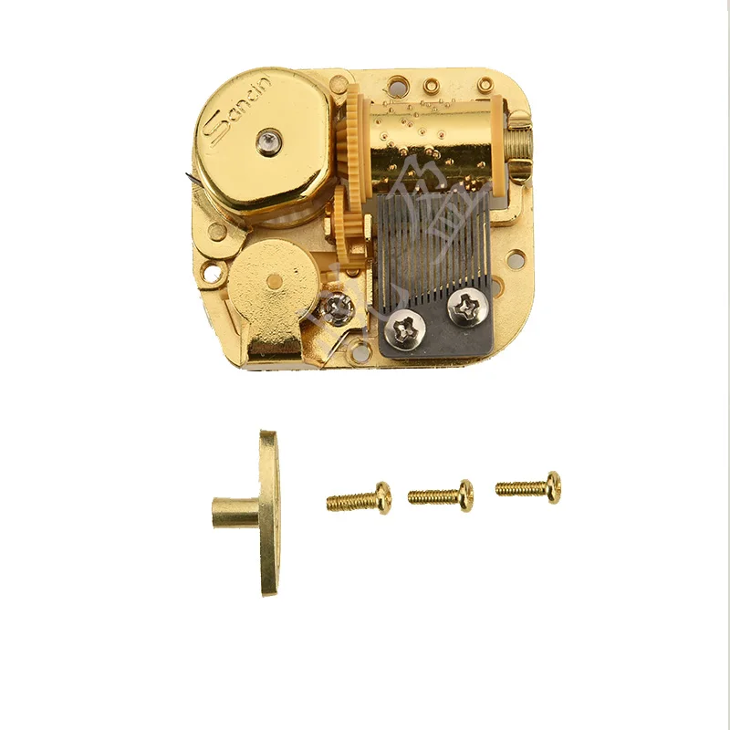 18 Note Standard  Wind up Movement for music box golden musical movement