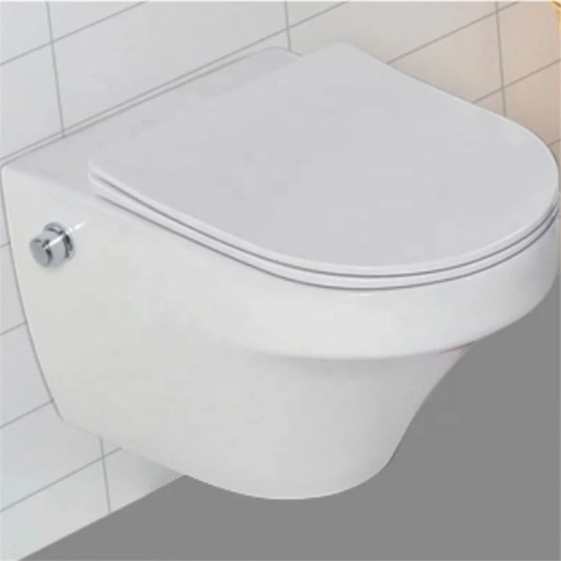 Modern CE Rimless Bathroom Ceramic Toilette Sanitary Ware Toilets Wall Hung Mounted Chinese Wc Suspendu Toilet Bowl