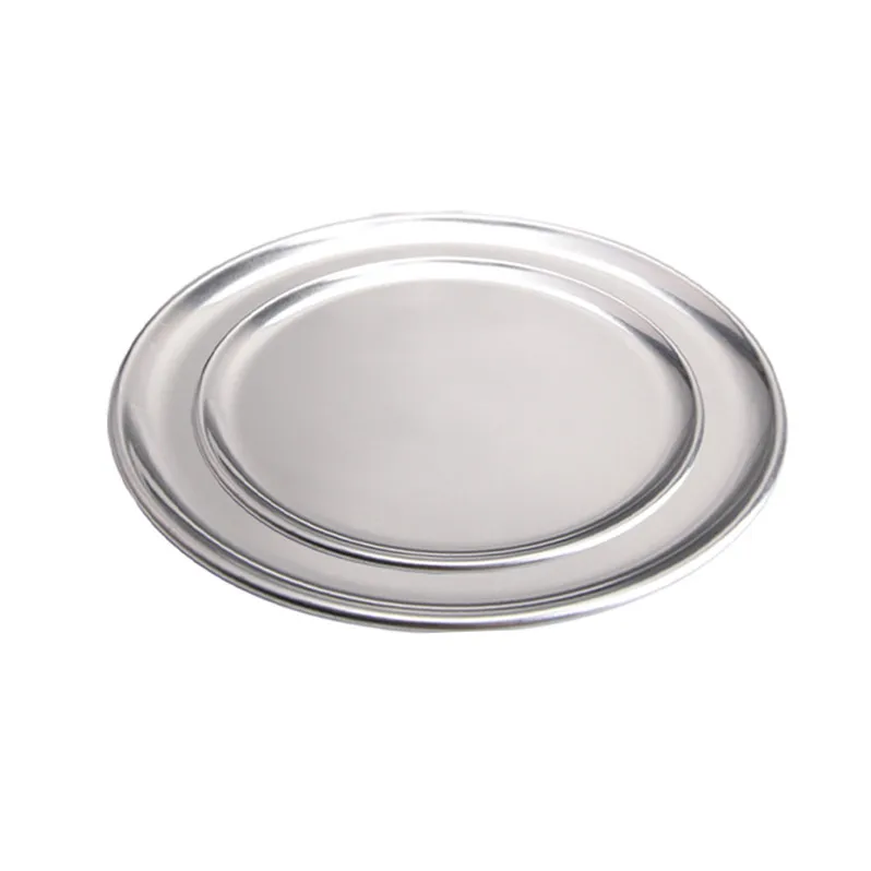 Round Aluminum Foil Food Container  Oven Friendly Round Pizza Baking Tray For Pizza Baking Tray
